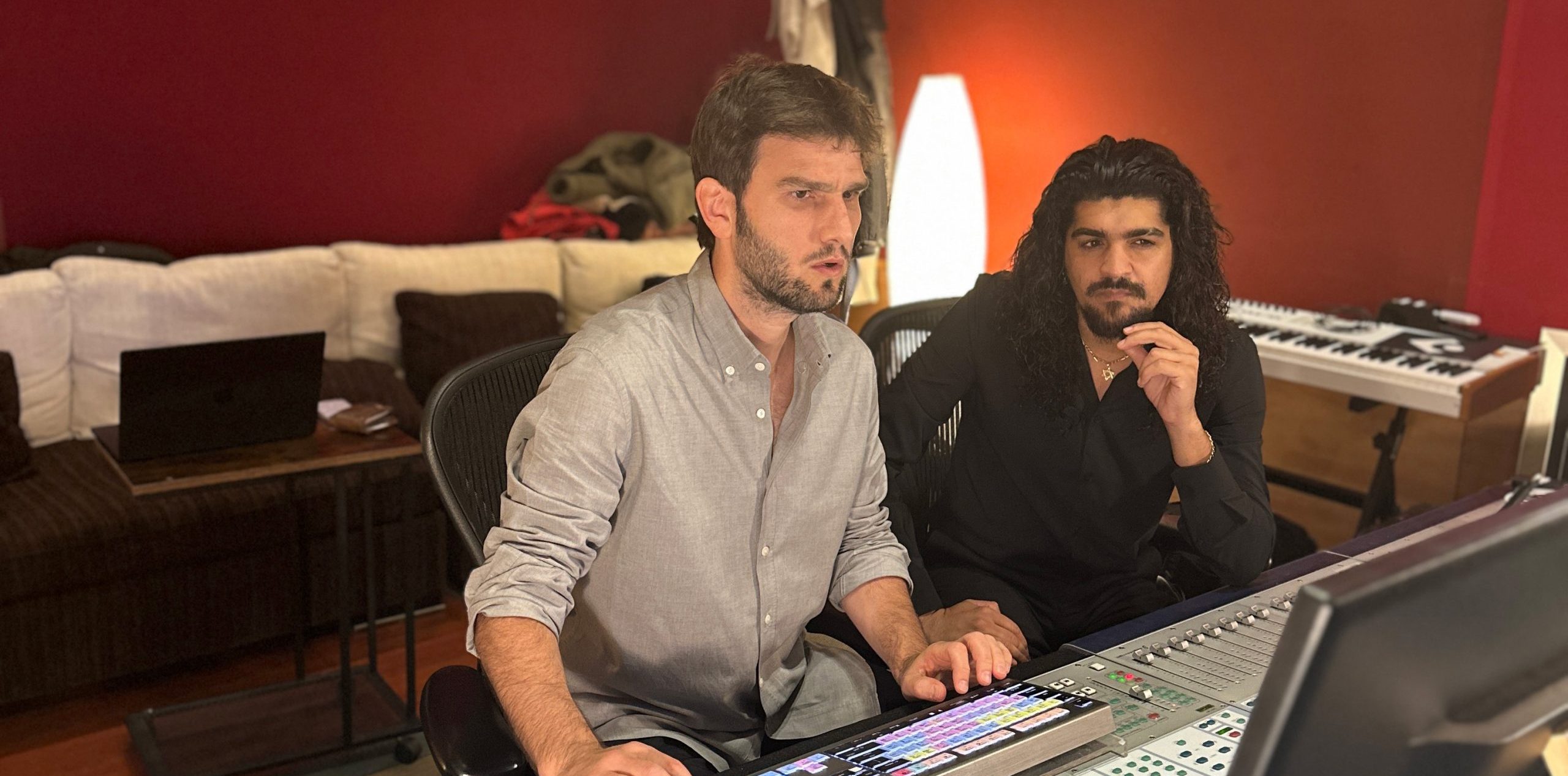 Israel Fernández y Lucas Vidal en PKO Studios, España