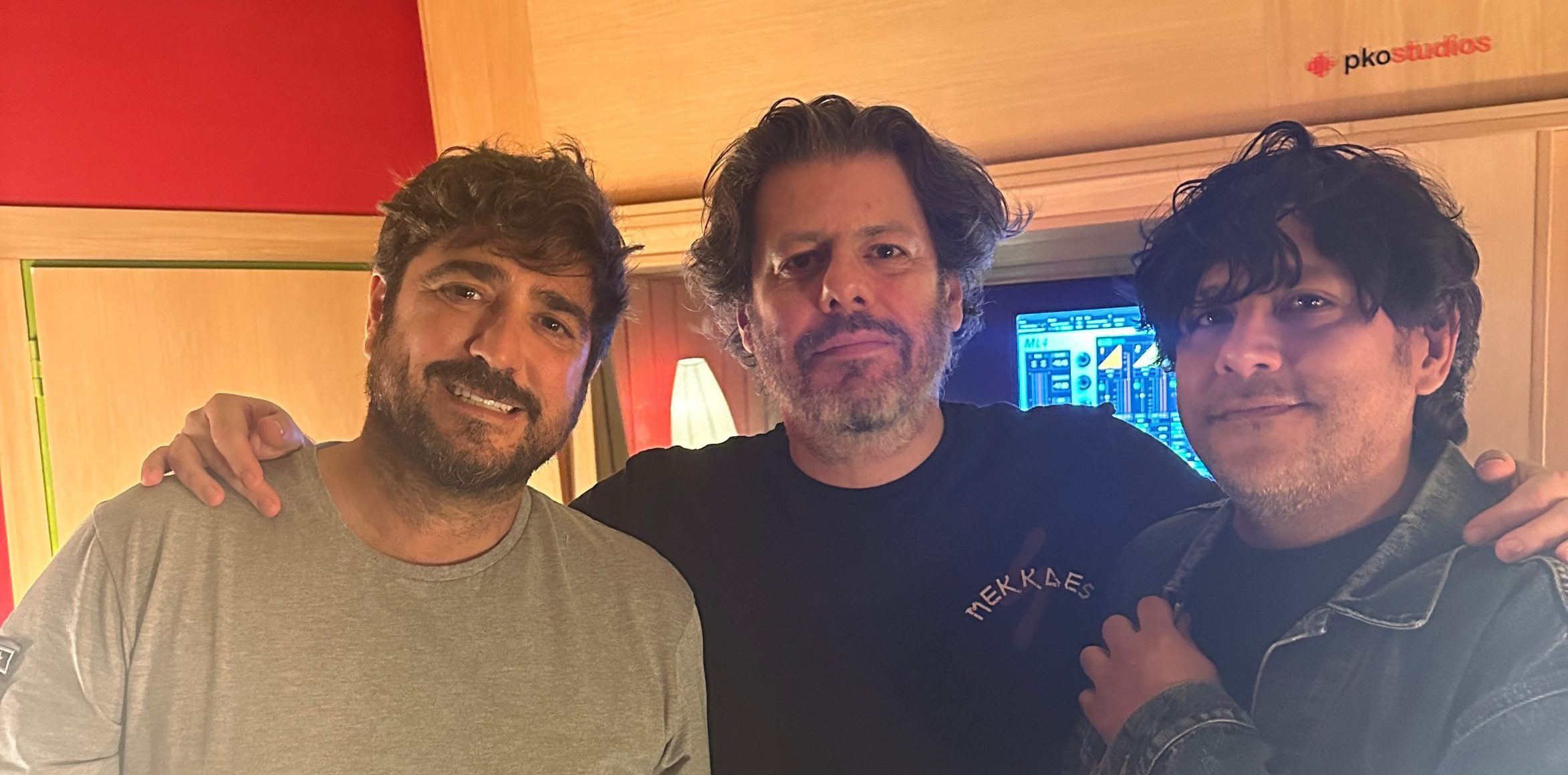 Antonio Orozco y John Caballes en PKO Studios, España, 2024