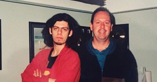 Tom Coyne en los estudios de NY, 1997