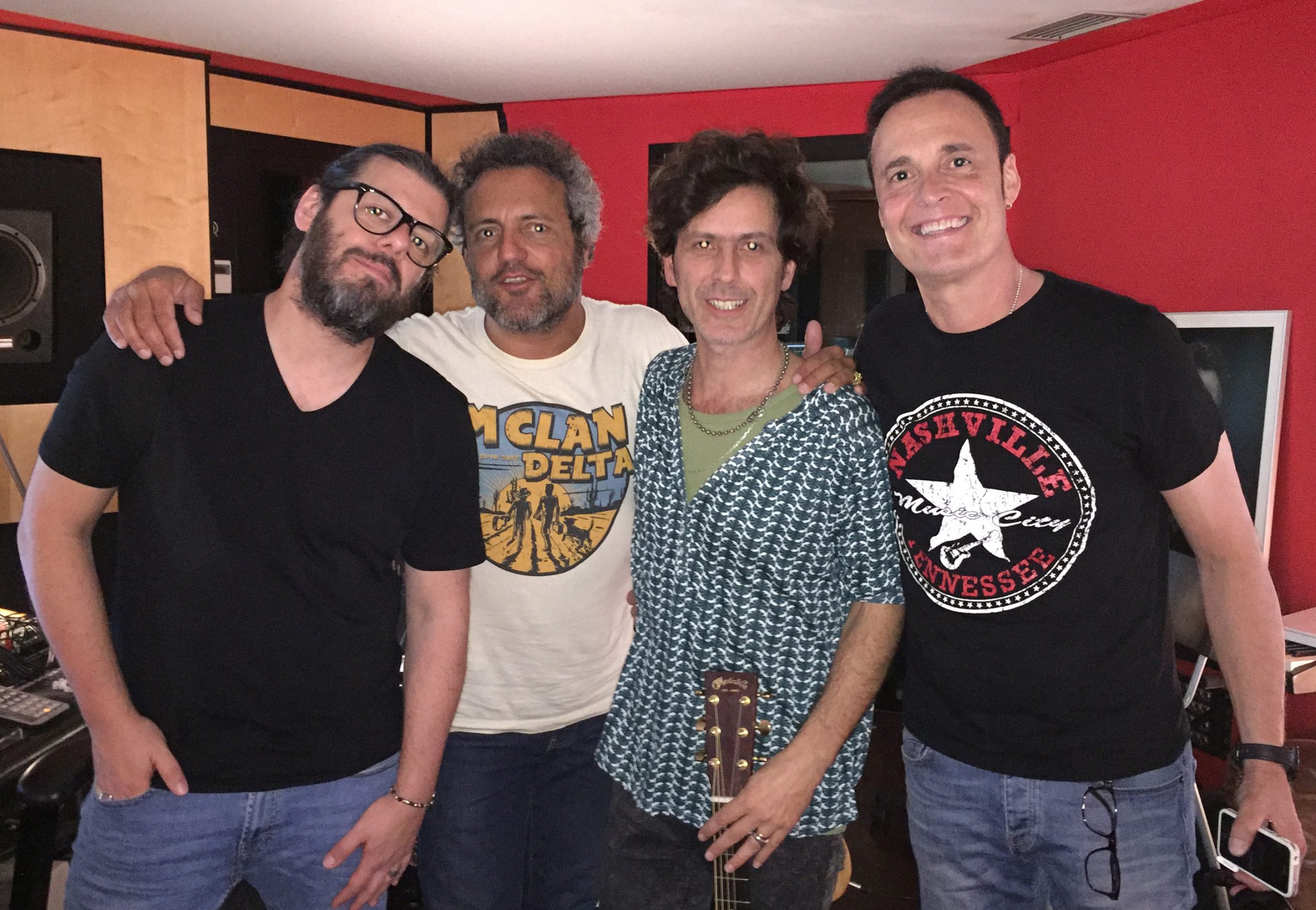 M-Clan y Coti en MG Studios, España, 2017