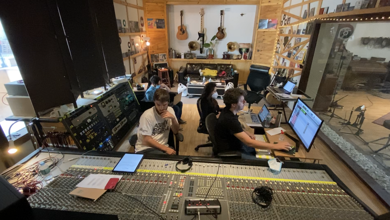 Grabación en Metropol Studios con Lucas Vidal