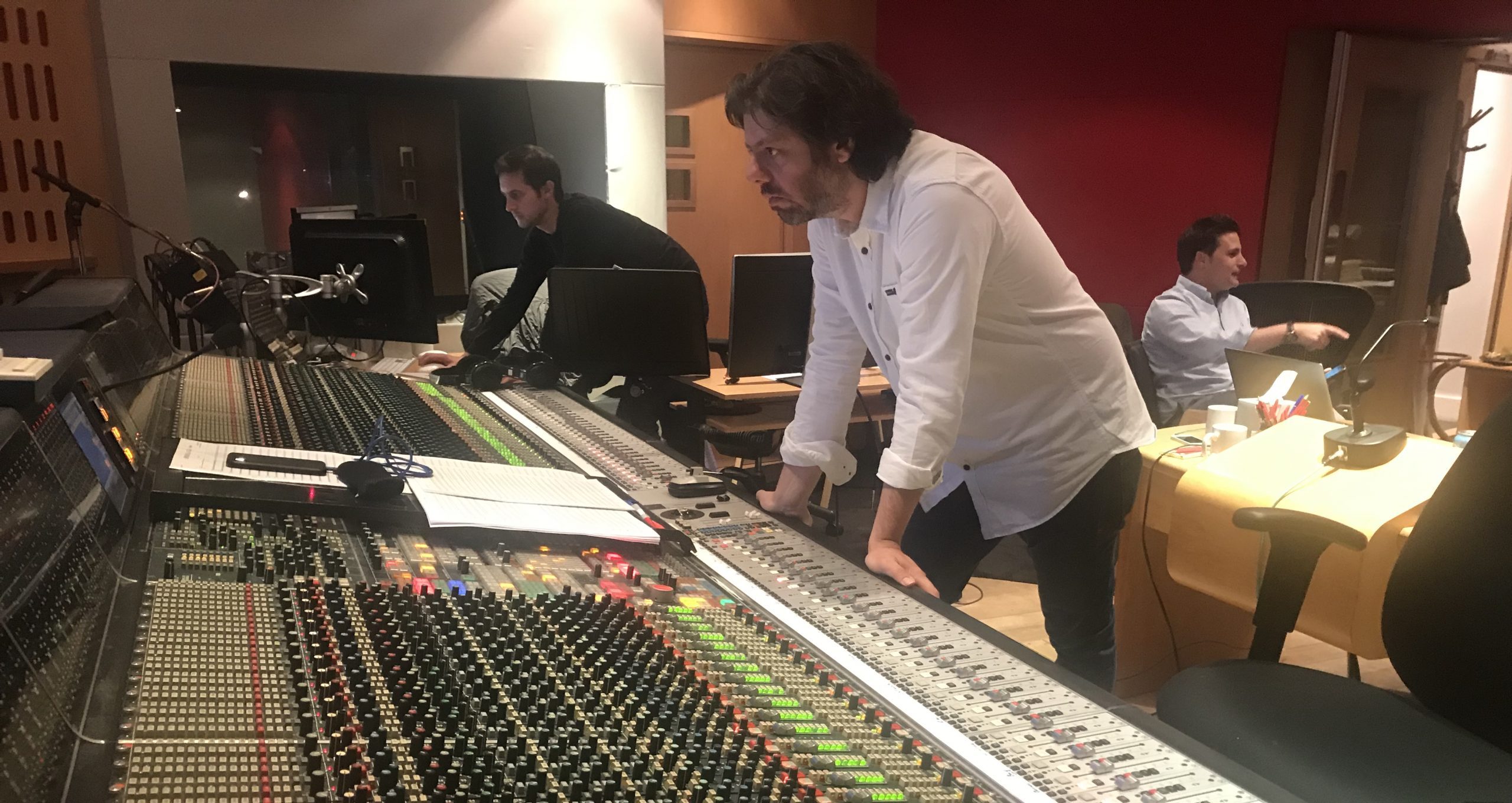 Grabaciones "Himno de la Liga" con Lucas Vidal, Abbey Road Studios