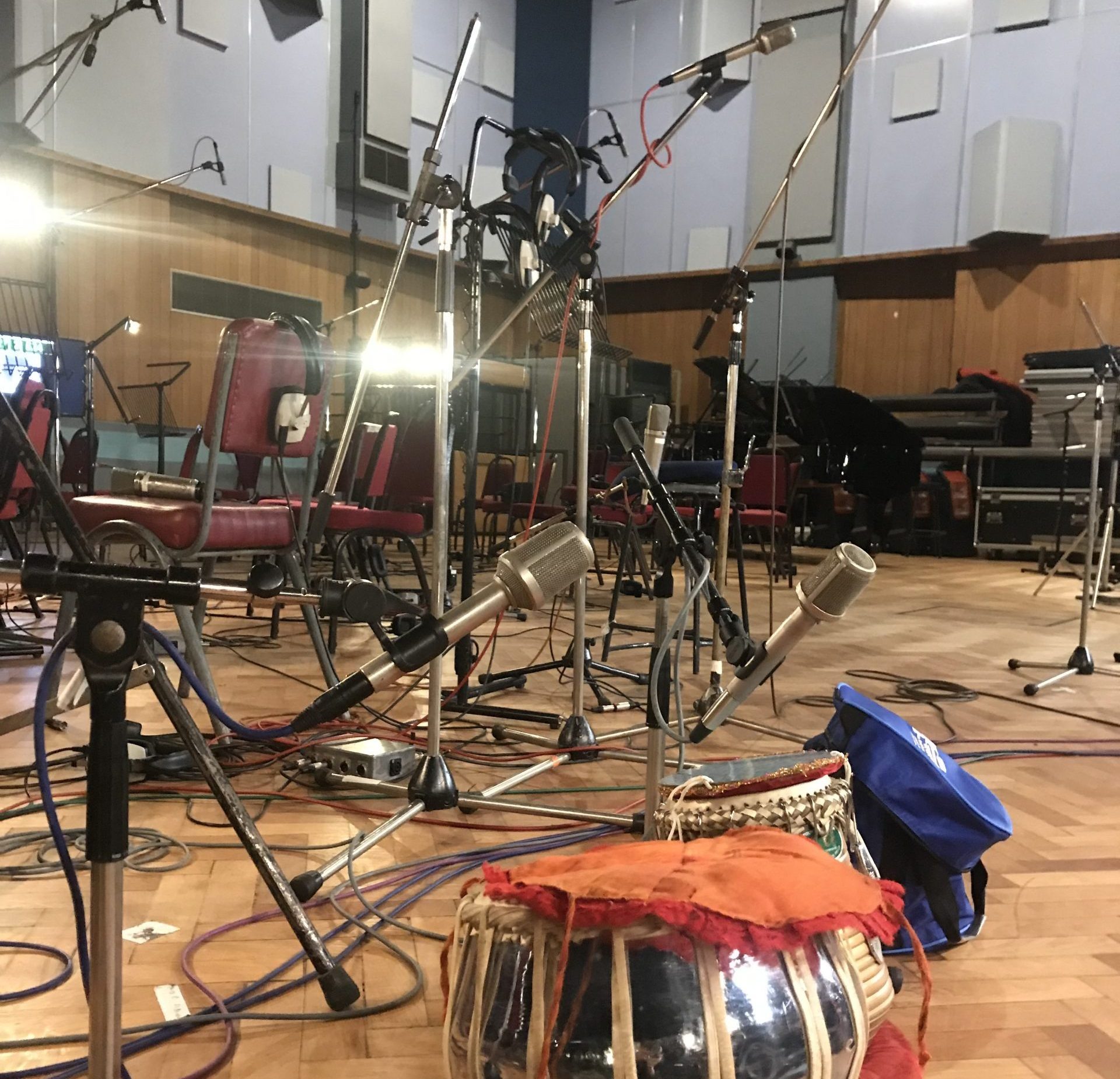 Grabaciones "Himno de la Liga" con Lucas Vidal, Abbey Road Studios