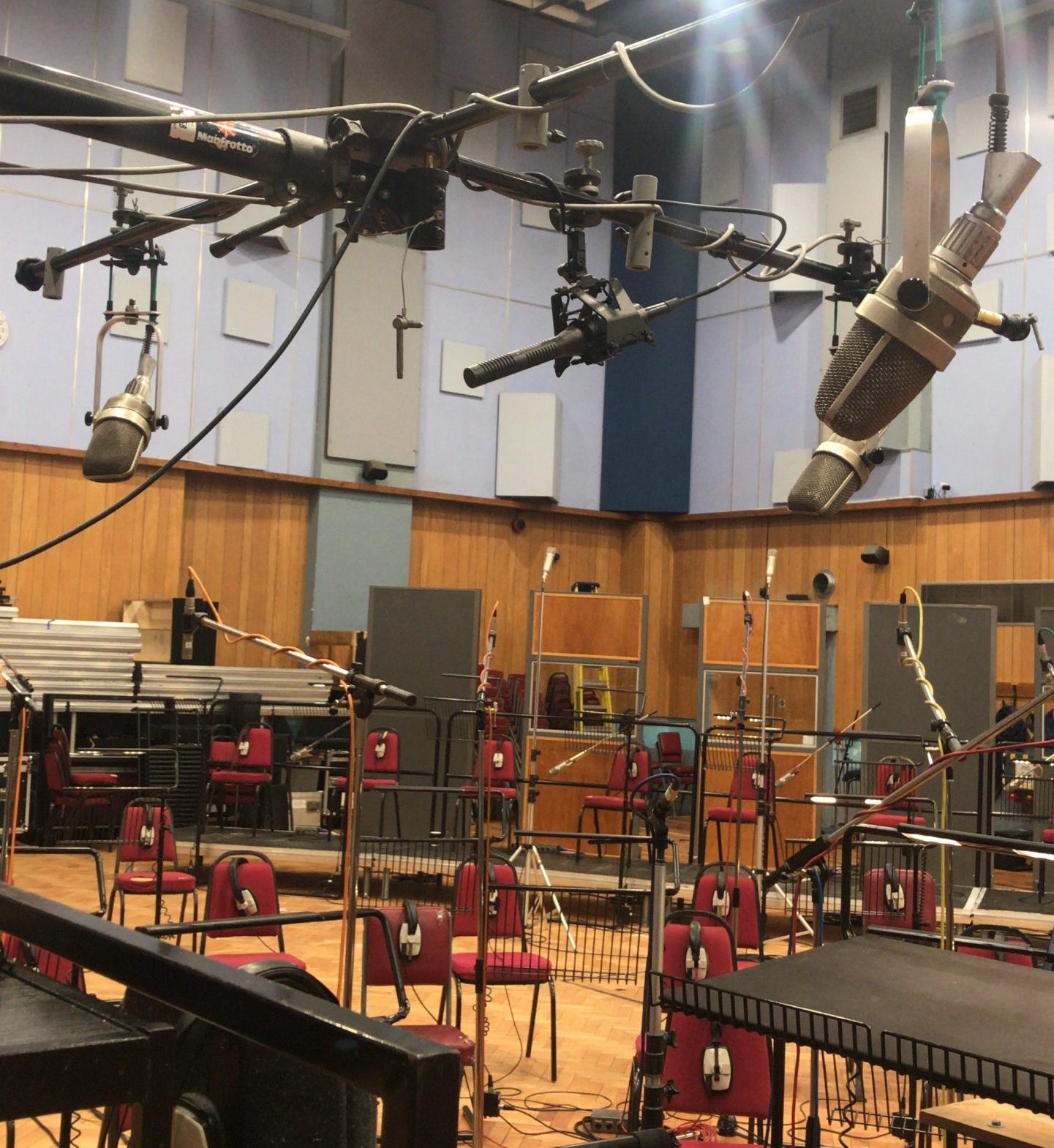 Grabaciones "Himno de la Liga" con Lucas Vidal, Abbey Road Studios