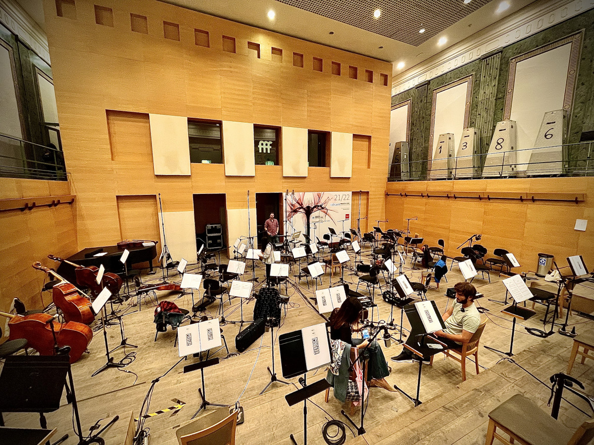 Grabaciones "ORCAM" Sinfonic Orchestra para Netflix Series con Lucas Vidal, 2020