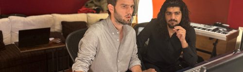 Israel Fernández y Lucas Vidal en PKO Studios, España