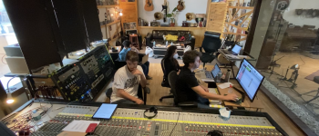 Grabación en Metropol Studios con Lucas Vidal