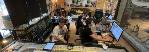 Grabación en Metropol Studios con Lucas Vidal
