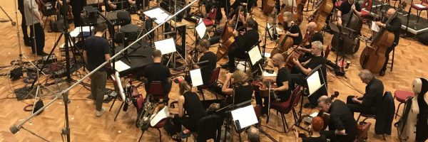 Grabaciones "Himno de la Liga" con Lucas Vidal, Abbey Road Studios