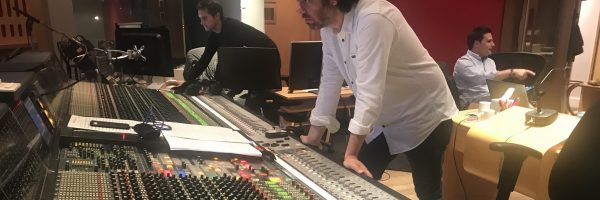 Grabaciones "Himno de la Liga" con Lucas Vidal, Abbey Road Studios